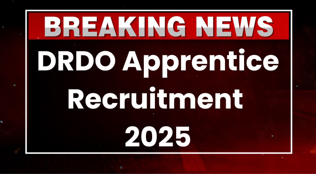 DRDO Apprentice Recruitment 2025